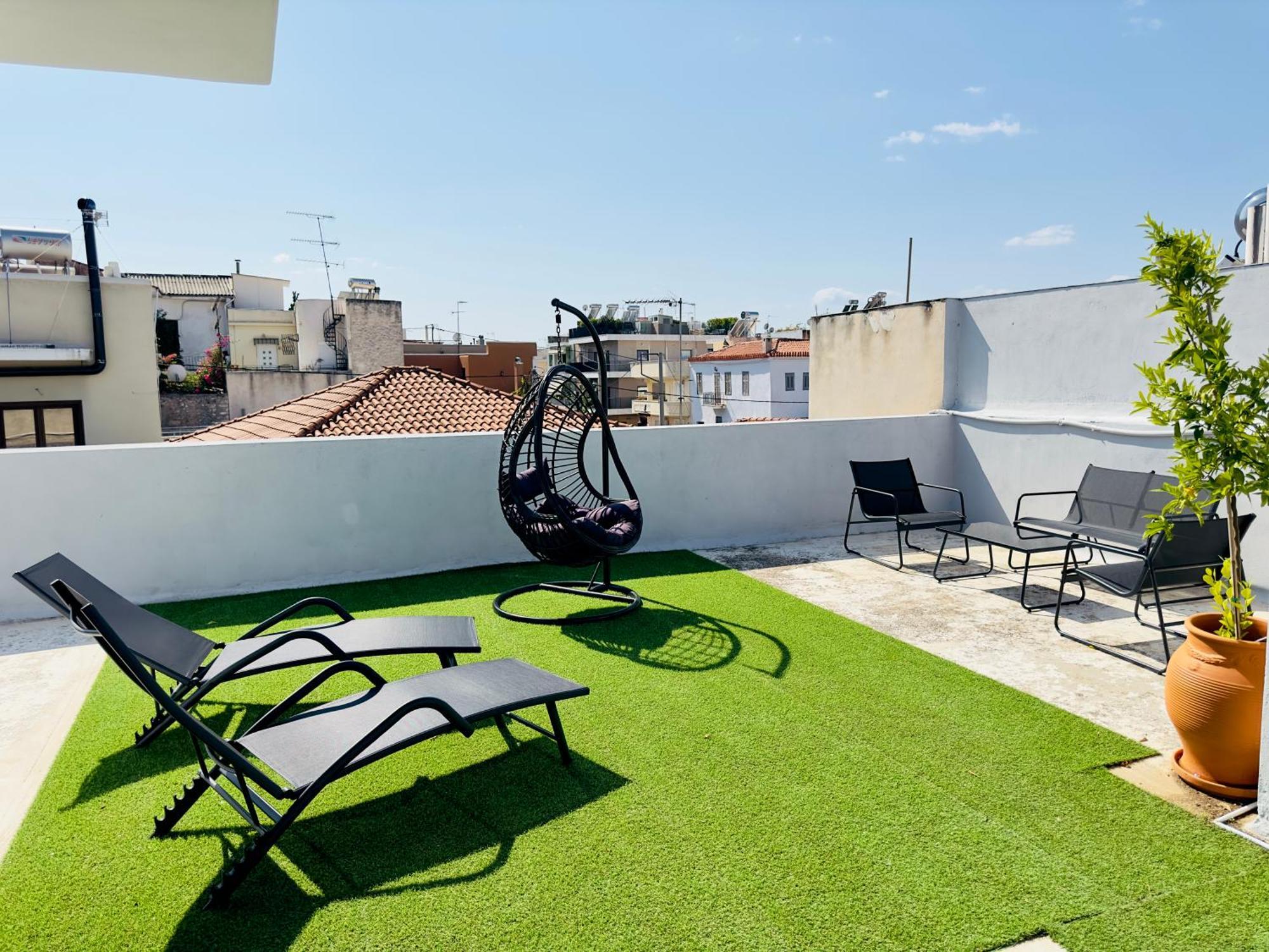 Yuna Penthouse, 100Sqm Private Rooftop Terrasse, Acropolis By Foot 아테네 외부 사진